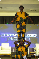 Cultural performance at Decentralized Nigeria event
